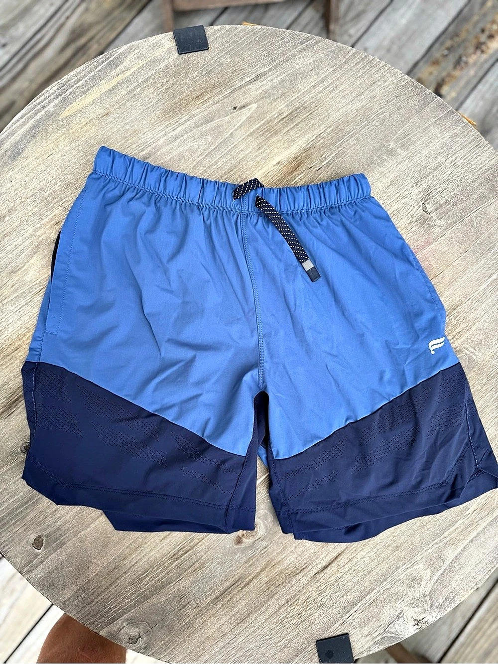 Fabletics The One Short Men's Athletic Shorts in Blue